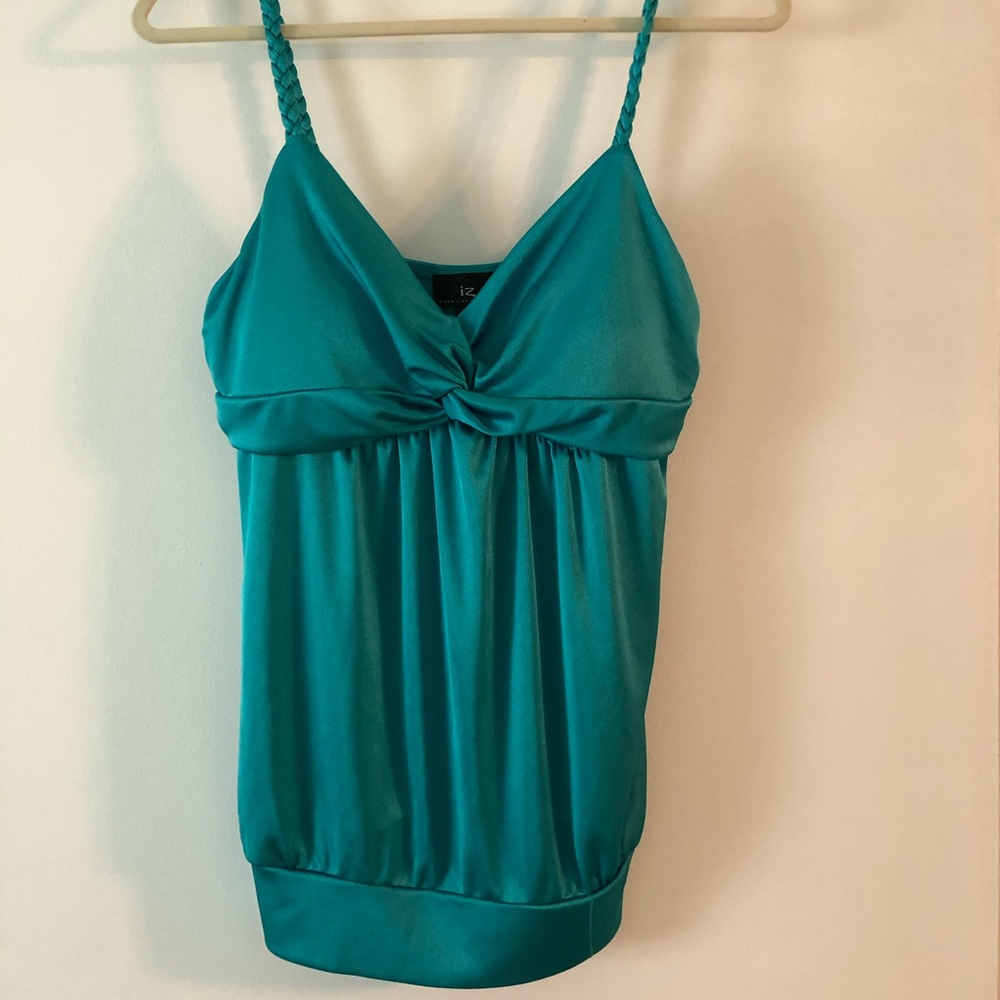 Teal top made in the USA extra-large